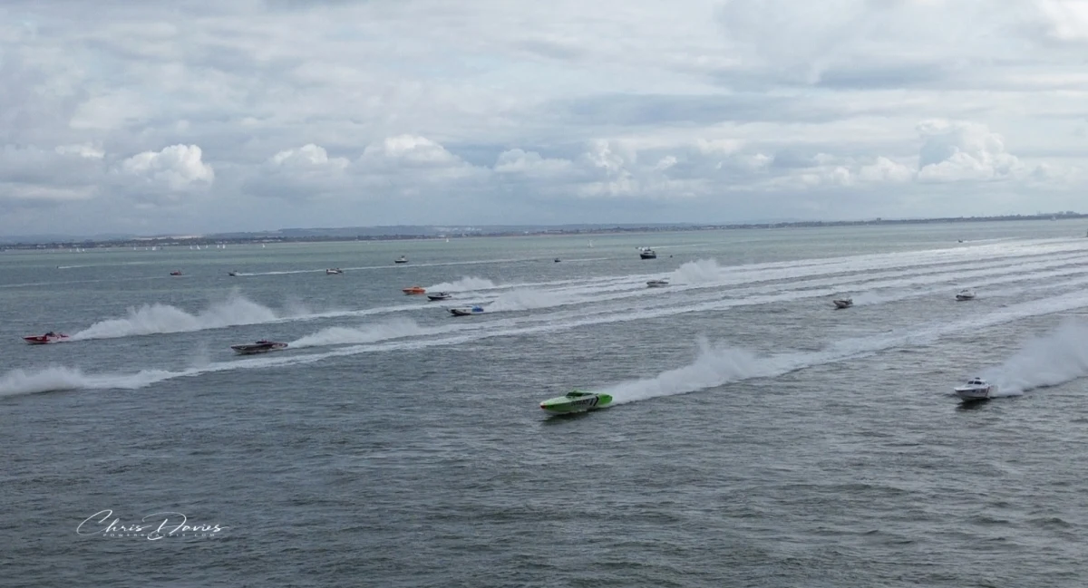 Good Boy Vodka and the Cowes Torquay Cowes fleet racing in the Solent, Cowes 2026