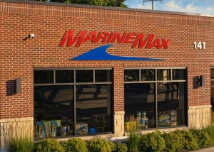 A MarineMax dealership storefront