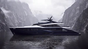 Sunseeker 45M Superyacht concept render