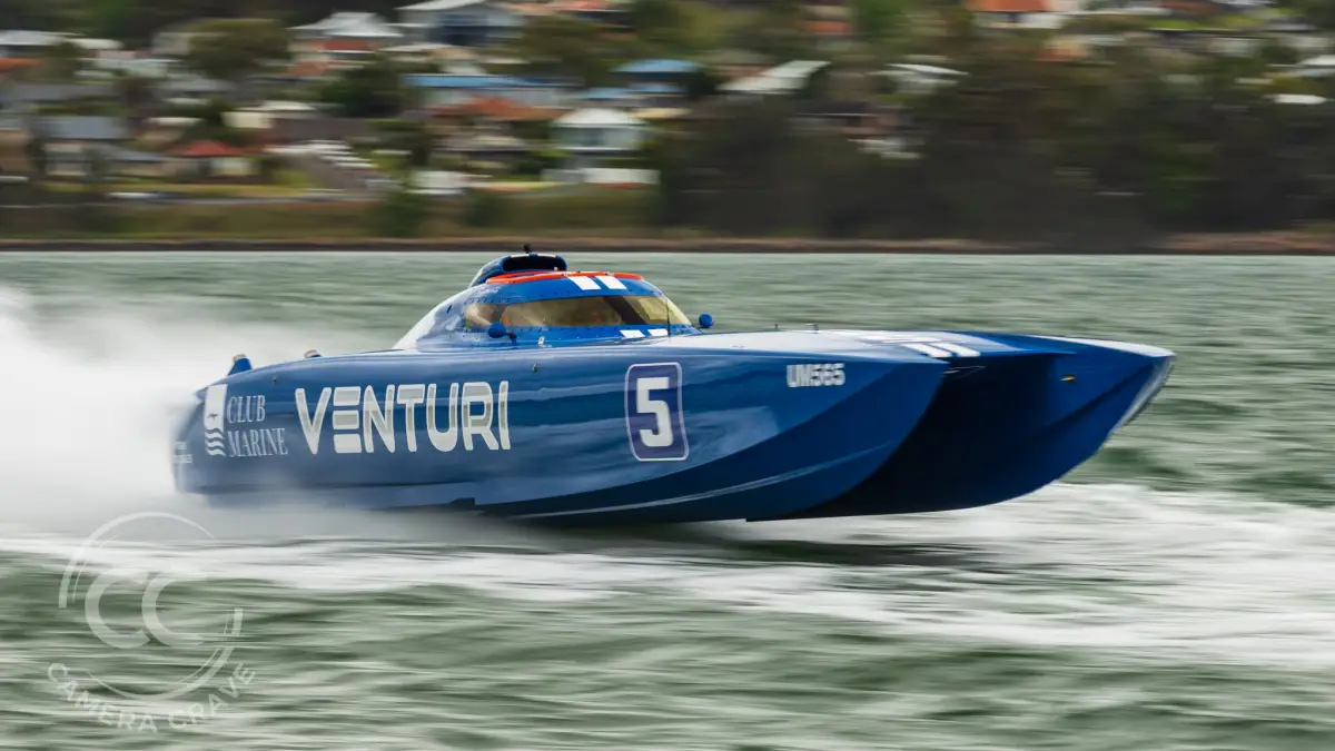 Club Marine Venturi 5 in Supercat Extreme at Lake Macquarie 2026