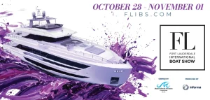 Fort Lauderdale International Boat Show 2026 official artwork, October 28 to November 1